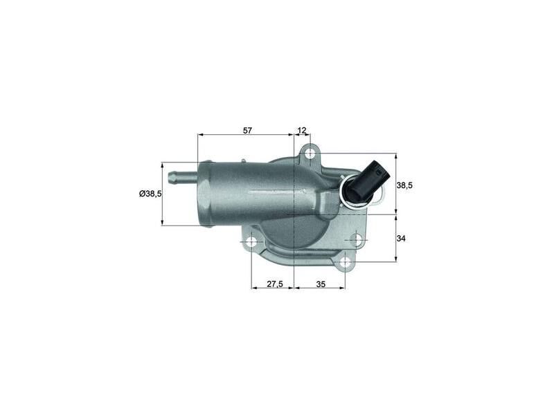 TERMOSTAT 87°C M.BENZ 210 98-03