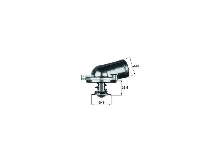 TERMOSTAT 87°C M.BENZ 202 208 210 95-03