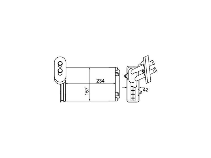 KALORİFER RADYATÖRÜ VAG A3 CAD2 GO2-3-4 JET2 PO3 PAS 83-11