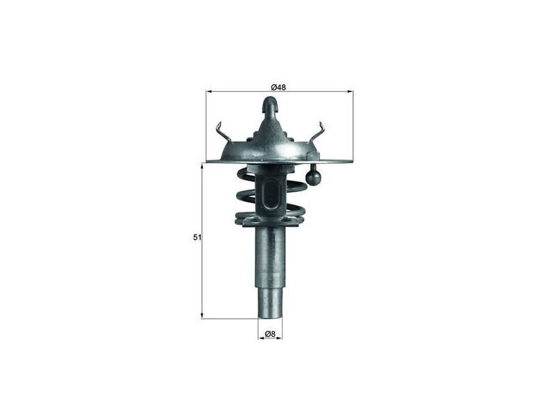 TERMOSTAT 90°C M.BENZ 171 203 204 209 211 02-12