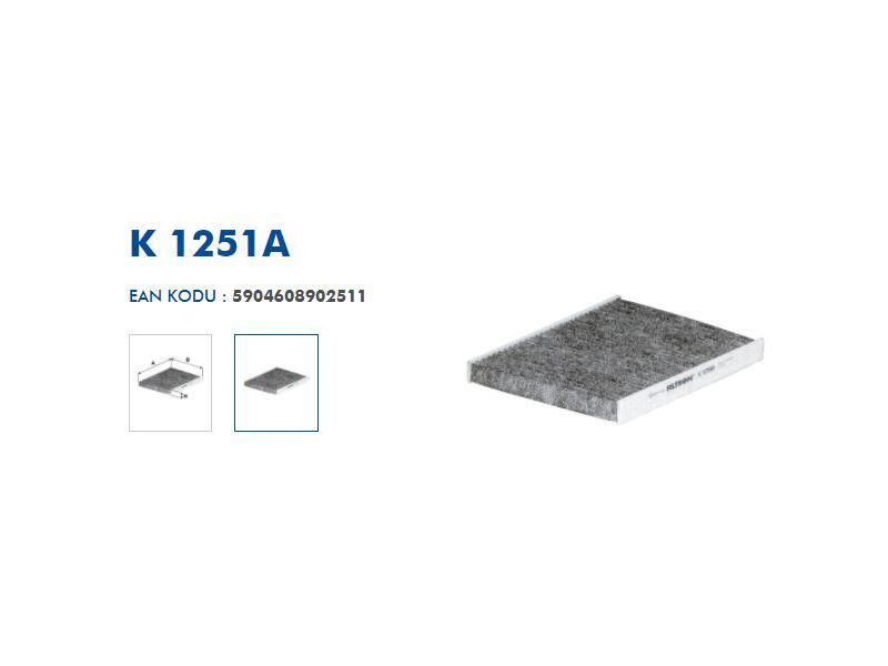 K.POLEN FİLTRESİ FORD B-MAX FIESTA6-7 KA PUMA2 TRANSIT 08-