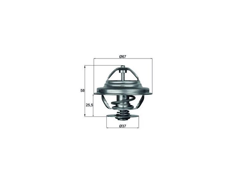 TERMOSTAT 80°C BMW E12 21 24 28 30 34 77-94
