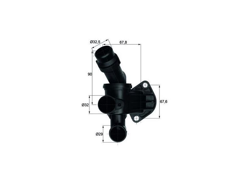 TERMOSTAT 87°C VAG A3 A4 A6 02-21