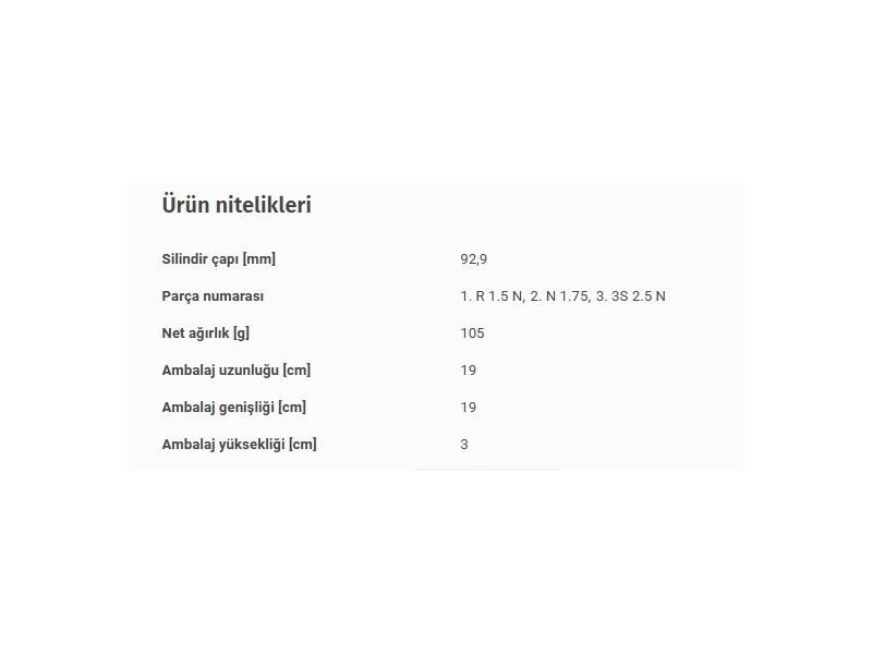 SEGMAN SETİ 92,90MM M.BENZ M272 04-16