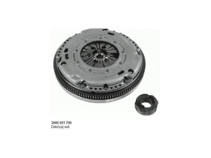 DEB. SETİ + VOLANT + RULMAN VAG A1 A3 BO1 GO3-4 PAS PO3-4-5 95-