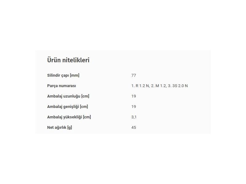 SEGMAN SETİ 77,00MM VAG A1 A3 BO1 GO4-5-6 JET3-4 PAS TIGUAN 02-16