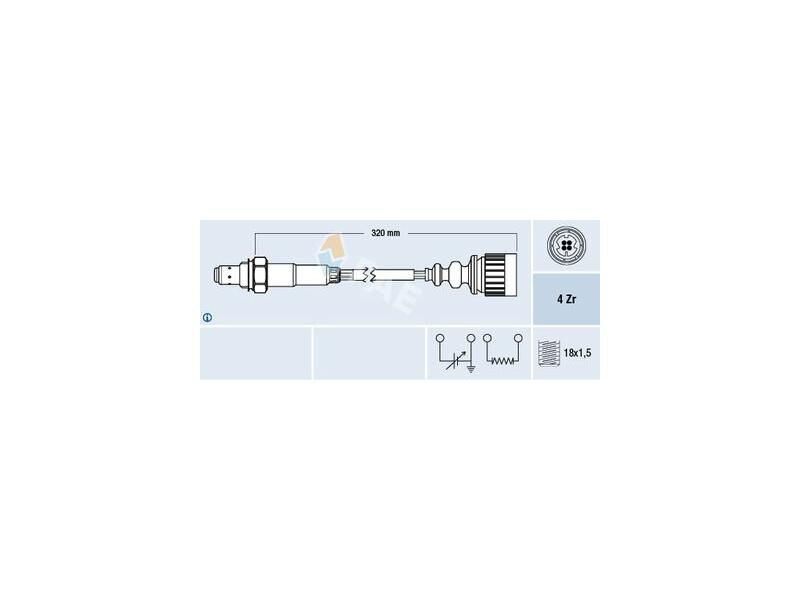 LAMBDA SENSÖRÜ BMW E31 32 34 36 92-