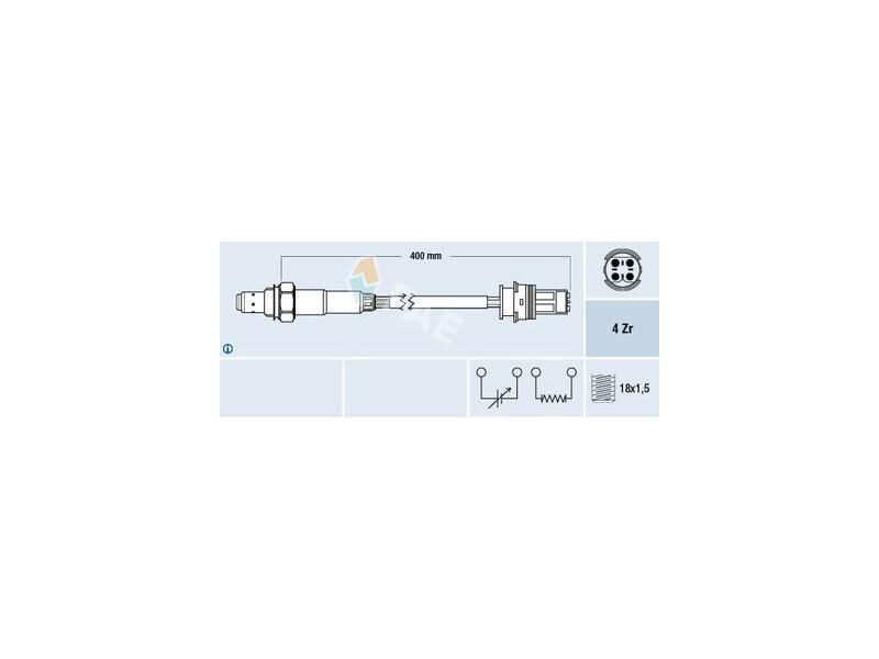 LAMBDA SENSÖRÜ BMW E31 36 38 93-