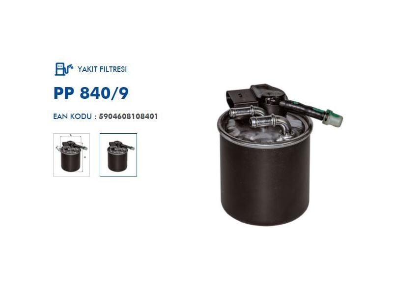 YAKIT FİLTRESİ M.BENZ 651 08-