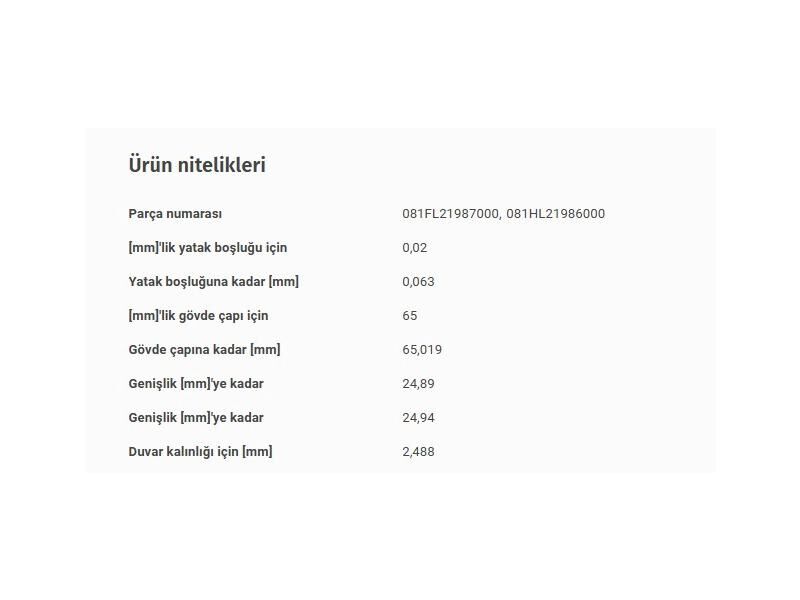 ANA YATAK STD BMW M20 21 50 51 52 54 57 76-10