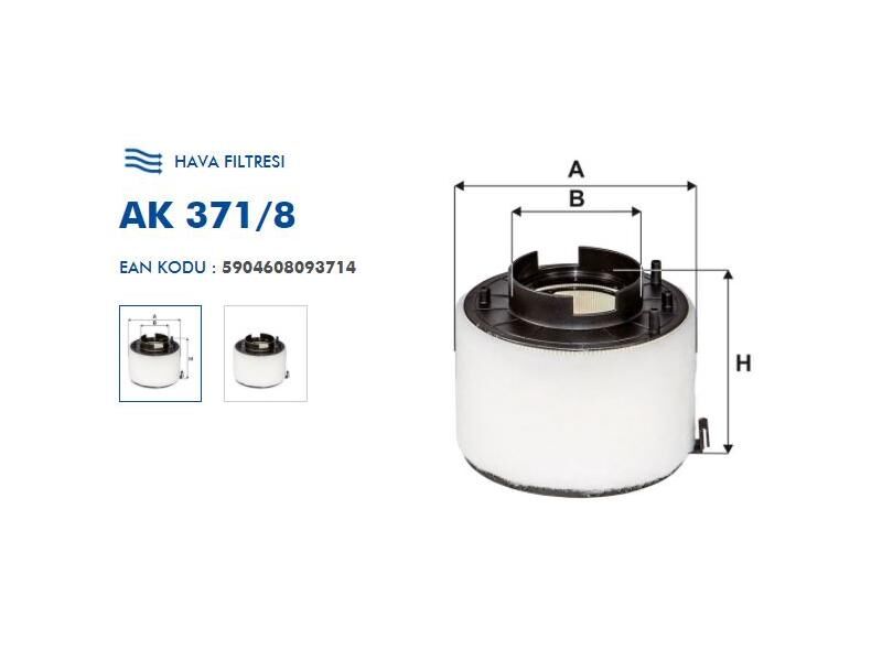 HAVA FİLTRESİ VAG A4 A5 Q5 07-