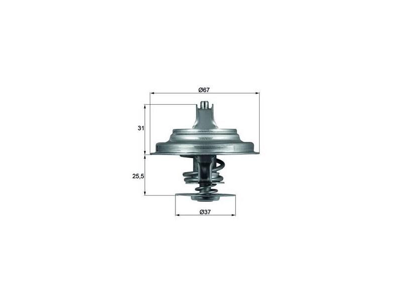 TERMOSTAT 87°C VAG 80 100 200 A4 A6 CRAFT LT28 PAS T4 78-07