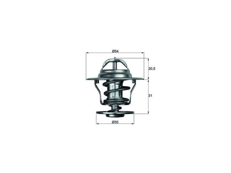 TERMOSTAT 80°C VAG 80 100 GO1 PAS T3 73-93