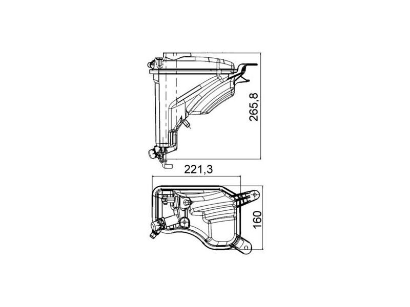 GENLEŞME TANKI 1,30LT BMW N20 43 46 52 53 54 05-16