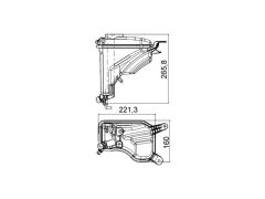 GENLEŞME TANKI 1,30LT BMW N20 43 46 52 53 54 05-16
