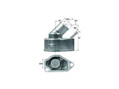 TERMOSTAT 92°C OPEL AST.F-G-H VEC.A-B 93-11
