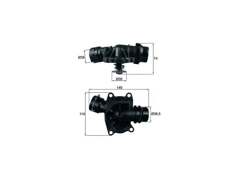 TERMOSTAT 88°C BMW E38 39 46 53 99-05
