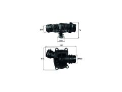 TERMOSTAT 88°C BMW E38 39 46 53 99-05