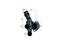 TERMOSTAT 87°C VAG A3 GO5-7 JET2-3 PAS 89-21