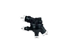 TERMOSTAT 102°C BMW N43 46 06-14