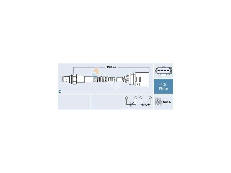 LAMBDA SENSÖRÜ VAG A3 BO1 GO4 JET3 TOUAREG 98-