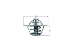 TERMOSTAT 83°C VAG IBIZA3-4 PO4-5 00-16