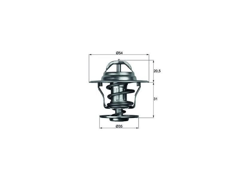 TERMOSTAT 75°C VAG 80 100 A6 CAD1 GO1-3-4 JET1-2 PAS PO2 T4 79-03