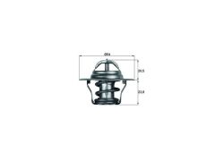 TERMOSTAT 87°C VAG A3 A4 A6 BO1 CAD3 GO4-5 JET4 PAS PO3 93-18
