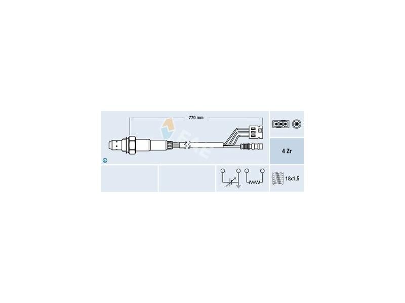 LAMBDA SENSÖRÜ M.BENZ 124 86-