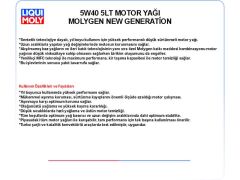 10W40 4LT MOTOR YAĞ MOLYGEN NEW GENERATİON