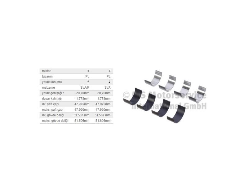 KOL YATAK STD TK. M.BENZ 205 447 14-