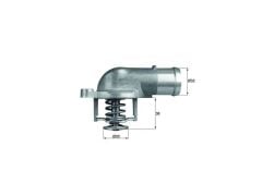 TERMOSTAT 87°C VAG T5 03-10