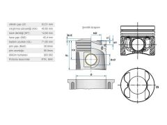 PİSTON 83,51MM M.BENZ OM642 05-14