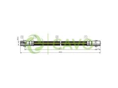 FREN HORTUMU ARKA M.BENZ SPRT 408 412 413 416 95-