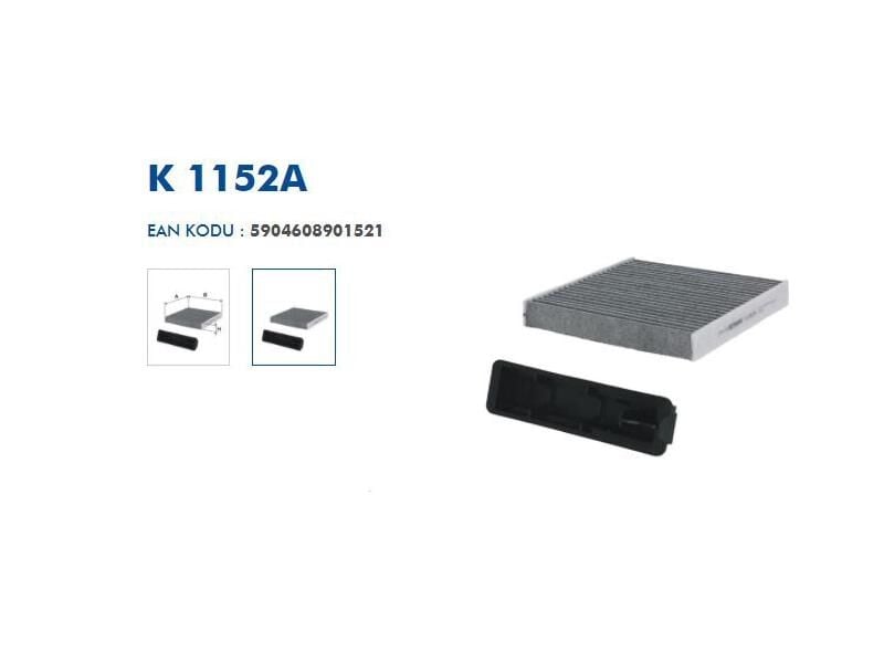 K.POLEN FİLTRESİ RENAULT CLIO3 DUSTER1 LOGAN MODUS SANDERO TWINGO 04-