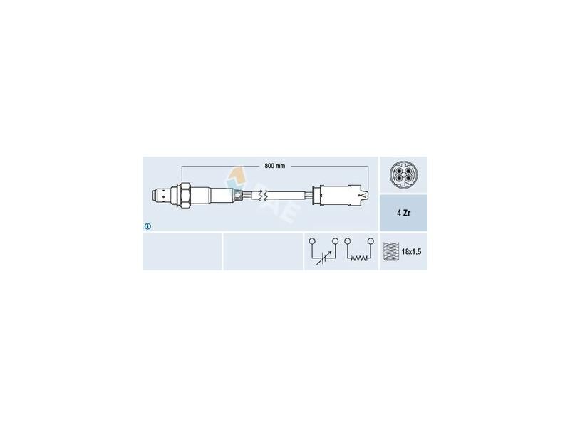 LAMBDA SENSÖRÜ BMW E36 38 46 53 97-
