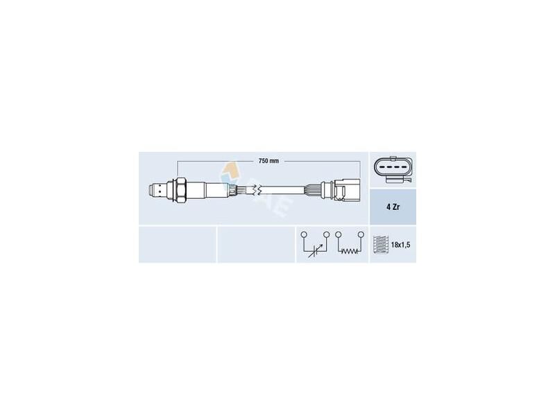 LAMBDA SENSÖRÜ VAG GO7 PO5 IBIZA4 13-