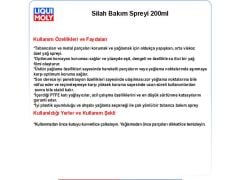 SİLAH BAKIM SPREYİ 200ML METAL CARE SPREY