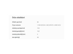 SEGMAN SETİ 86,00MM M.BENZ 211 220 463 03-09
