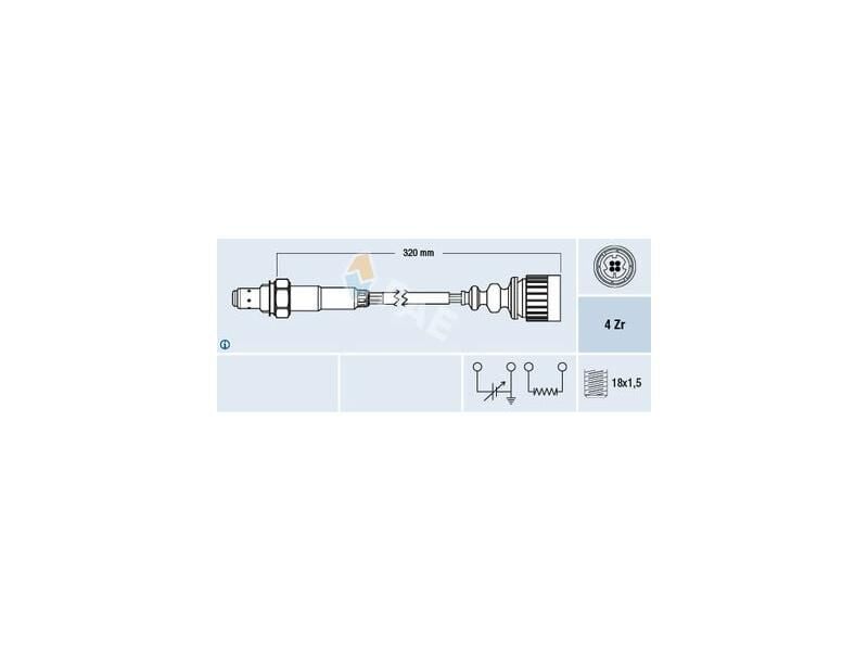 LAMBDA SENSÖRÜ BMW E31 32 34 36 92-