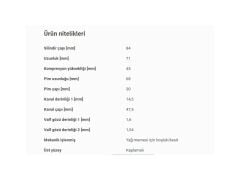 PİSTON 84,00MM BMW M57 05-11