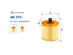 HAVA FİLTRESİ OPEL ASTRA K 15-