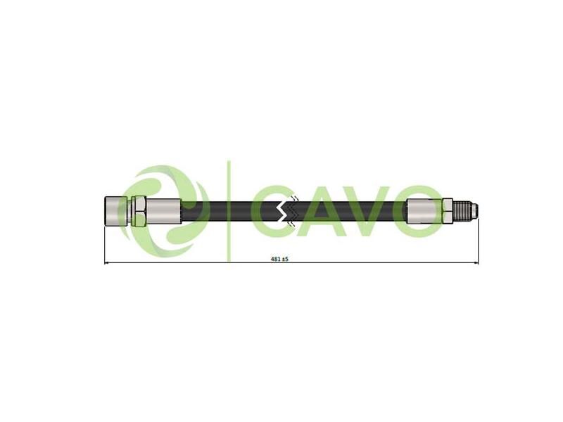 FREN HORTUMU ARKA M.BENZ 460 461 463 80-