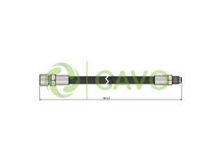 FREN HORTUMU ARKA M.BENZ 460 461 463 80-