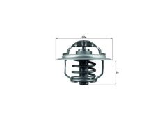TERMOSTAT 87°C VAG A3 A4 A6 GO5-6 JET3-4 PAS T5 96-13