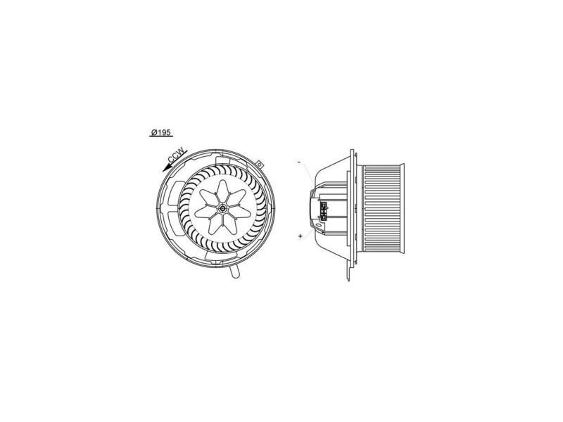 KALORİFER MOTORU BMW E81 82 84 87 88 89 90 91 92 93 F25 26 04-13