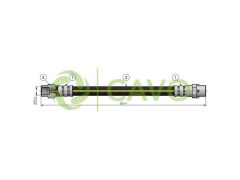 FREN HORTUMU ARKA BMW E81 82 87 88 90 91 92 93 05-11