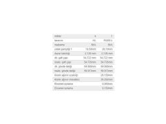 ANA YATAK 0,25 TK. OPEL AST.F-G-H-J COR.A-B-C-D-E INS.A-B KAD.D-E VEC.B-C 79-