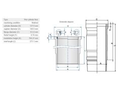 SİLİNDİR GÖMLEĞİ SCANİA 127.00MM G.LASTİKLİ DC12 EURO3