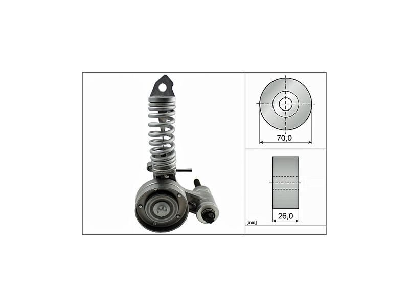 GERGİ KÜTÜĞÜ AMORTİSÖRLÜ  OPEL AST.G-H-J COR.C-D-E INS.A MER.A-B 98-